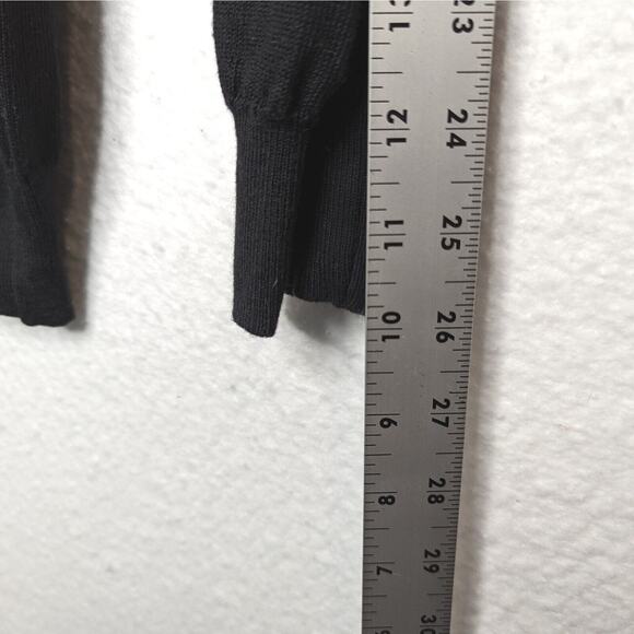 Raffi Golf Sweater Men XL Black Lightweight Cotton Blend Made In Italy - Picture 6 of 12